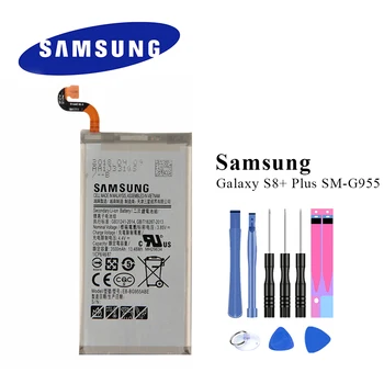 Originalus Baterijos EB-BG955ABA Samsung Galaxy S8 Plius S8+ G9550 SM-G955 SM-G9 3500mAh akku+Įrankių rinkinys