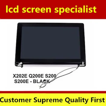 Originalus Laptopo Asamblėjos ASUS S202 X202 X202E S200 S200E Q200E Viršutinė pusė rinkinių, LCD ir Touch screen
