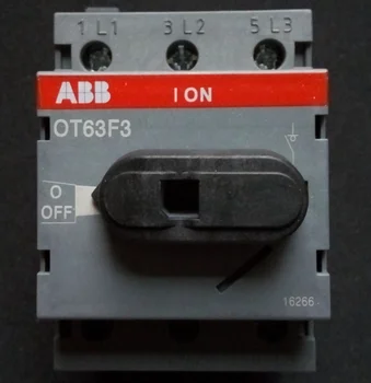 Originalus naujas ABB atskirai jungiklis OT63F3 63A 600VAC šiltai 1 metai 1pcs