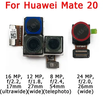 Originalus Priekiniai ir Galiniai Atgal Fotoaparatą, Huawei Mate 20 Lite Mate20 20Lite Pagrindinis Susiduria Kamera Modulis Flex Pakeitimo Atsarginės Dalys