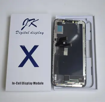 Patikrintas OLED GX OLED LCD Ekranas iphoneX Jutiklinis Ekranas skaitmeninis keitiklis Asamblėjos Dalis 