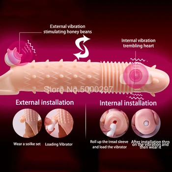 Penis Vibratorius Extender Rankovėmis Vyrams Plėtros Žiedas Suaugusiųjų Porų Sekso Žaislai Penis Siurblys Male Enhancement Įrankiai Blizgesys Massager
