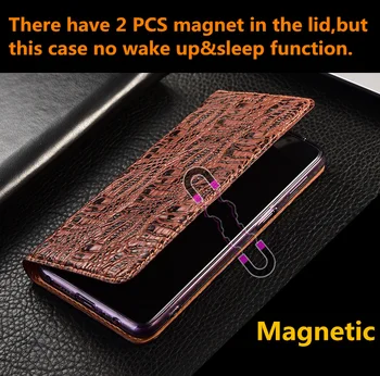 Prabangių Verslo Fundas natūralios Odos Magnetinio Atveju Xiaomi Poco X3 NFC/Xiaomi POCOphone F1/Xiaomi POCO F2 Pro Telefono Dangtelį