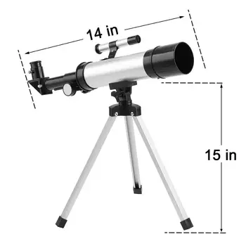 Profesinės Astronominis Teleskopas+Trikojis Monokuliariniai Zoom Teleskopas Spotting scope Žiūrėti Mėnulio, Žvaigždžių fotografavimas/vaizdo įrašai