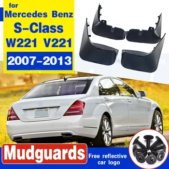 Purvo Atvartais Mercedes Benz S Klasės, S-Class 2012 2011 2010 2009 2008 W221 V221 2007 - 2013 M. Splash Apsaugai Purvasargių S300 S350 450