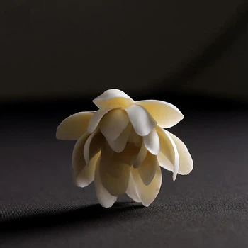 Rankų Darbo Budistų Aromaterapija Censer Naudoti Biuro Arbatos Keramikos White Lotus Smilkalų Degiklis Namų Dekoro Smilkalų Lazdelės Laikiklis
