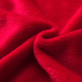 Raudona Flanelė Antklodė Minkšta Mesti Antklodė Ant Sofos Lovos Plokštuma Kelionės Plaids Suaugusiųjų Namų Tekstilės Vientisos Spalvos Antklodė Kelionės Blanket43