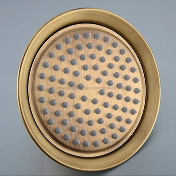 Raundas Vintage Retro Vonios, Lietaus Dušo Galva 8.2 colių Antikvariniai Žalvaris Dušo Purkštuvas Vonios kambarys Įrankiai Nsh239