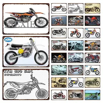 Retro Metalo Plokštė Motociklo HD Fotografija, Dizaino Piešimo Metalo Plakatas, Plakatai Alavo Požymių Sienos Plokštės Namas, Garažas, Namų Dekoro