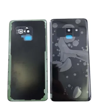 Samsung Galaxy A8 2018 Atgal Korpuso Dangtis A530 A530F SM-A530F SM-A530DS Atgal Baterijos dangtelis + Klijai Kameros Stiklo Objektyvo Rėmas