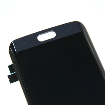 Samsung Galaxy S6 Krašto LCD G925 G925F SM-G925F Ekranas Jutiklinis Ekranas skaitmeninis keitiklis komplektuojami su rėmo Balta/Mėlyna/Aukso