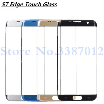 Samsung Galaxy S7 Krašto G935F G935A LCD Ekranas Išorinis Touch Panel Ekrano Stiklo Pakeitimas Priekinio Stiklo Lęšis