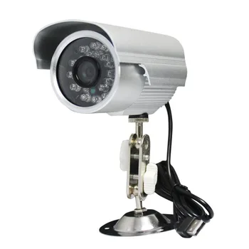 Saugumo Vandeniui USB Lauko Saugumo Kameros TF Kortelę Su Naktinio Matymo Priežiūros Kulka VAIZDO Kamera Vaizdo įrašymas