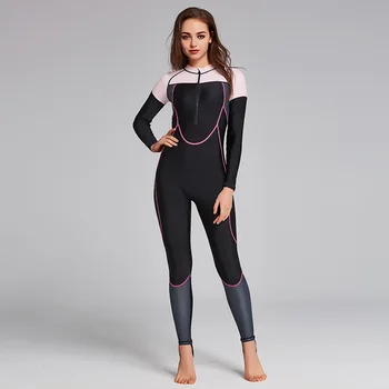 Sbart naują maudymosi kostiumėlį moterų ilgomis rankovėmis siamo saulės snorkeling greitai-džiovinimo plonas konservatorius plonas maudymosi kostiumėlis moterims