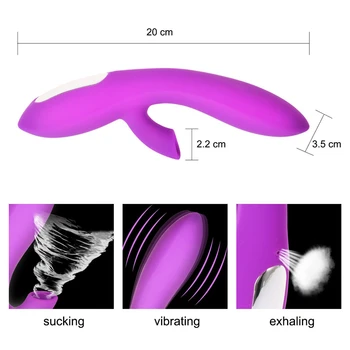 Sextoy Moterų Moters Klitorio Siurbimo Vibratorius, skirtas Du-Klitorio Gyvis Galingas Vibratorius Klitorio Erotika Prekes, Sekso Parduotuvė