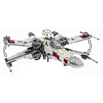 Star Wars Serijos Wars X-Sparnas Blokai Starfighters Star Plytų Žaislai Modelis Vaikams, Kalėdinės dovanos, Žaislai Vaikams