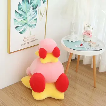 Super Mielas Minkštas Kirby gulėti ant Star Trinkelėmis Lėlės, Žaislai Įdaryti Animacinių filmų Anime Pav Žaidimas Lėlės Vaikams PLushie Vaikams Gimtadienio Dovana