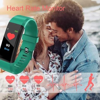 Sveikatos Apyrankę, kraujospūdžio Matavimas, Širdies ritmo Monitorius Fitness Tracker Smart Juosta Pedometer Apyrankė pk fitbits miband 3