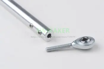 SWMAKER 3D Spausdintuvas aliuminio lydinio Įstrižainės stūmiklio Rankos+Lazdele Pabaigos susijusi Rostoko Delta Kossel Mini 220/260/280/450/450/674mm