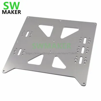 SWMAKER Aliuminio Y Vežimo Anoduotos Plokštelės Atnaujinti V2 už Prusa i3 RepRap 