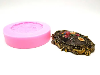 Tapyba gėlių rėmo pelėsių silikono formos pomadka tortas dekoravimo priemonės šokolado pelėsių