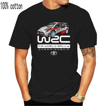 TOYOTA2 GAZOO RACING WRT WRC Viršūnes Tee Marškinėliai Lenktynių 2020 M. Fia Pasaulio Ralio Champ juodaodžius Vyrus, sporto Salės, Sporto Viršūnės T-Shirt