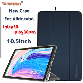 Ultra plonas Tris kartus Stovėti Atveju Alldocube iplay30 2020 10.5 colių Tablet Skaidraus matinio shell Kubo iplay30pro +dovana