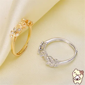Unikalios Formos Perlų Žiedas Parametrus, Mados Žiedas Išvadas, Reguliuojamo Dydžio 925 Sidabro Žiedas Papuošalų 