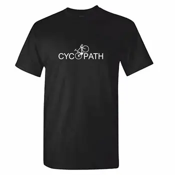 Unisex Cycopath Juokinga Dviračių Marškinėlius Mens Kelių Kalnų Bmx Ciklo Džersis Viršų
