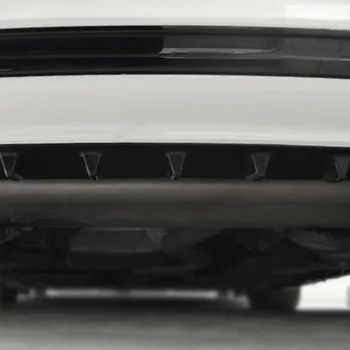 Universalus Automobilių Galinis Bamperis Lūpų Difuzorius 7 Fin Gloss Black Automobilio Galinio Buferio Automobilį Atgal Spoileris Automobilio Stiliaus ABS Plastiko Viršų