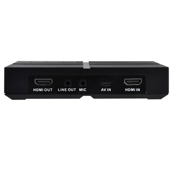 USB 3.0 HD 1080P Žaidimą Capture Card Vaizdo Įrašų DĖŽUTĖ su OBS Live Video Transliacijos,su Mic-in, HDMI/YPBPR/AV, 