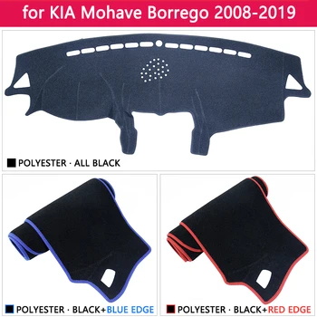 Už KIA Mohave Borrego 2008~2019 neslystantis prietaisų Skydelio Kilimėlis Padengti Trinkelėmis skėtį nuo saulės Dashmat Kilimų Automobilių Reikmenys 2010 m. m. 2018
