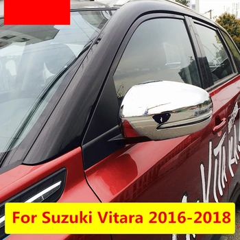 Už Suzuki Vitara 2016-2018 Automobilio Galinio vaizdo Veidrodis Apima Shell galinio vaizdo Veidrodis Krašto Apsaugai Padengti Išorės apdailos Reikmenys