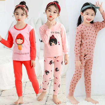 Vaikai Berniukai Kūdikis Sleepwear Mergaičių Drabužių Rinkiniai Vaikams Medvilnės Homewear Pižama Berniukui, Pižamos naktiniai drabužiai Vaikams 3-14Y Paauglių Drabužių