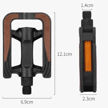 VAKARŲ DVIRAČIŲ MTB Dviračių Pedalus Ultralight Anti-Slip Kelių Dviračio Pedalus Dviračių Priedų Guolių Dviračių Pedalų