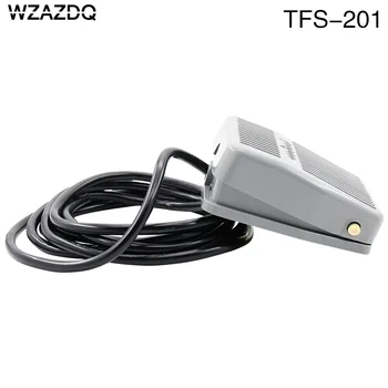 WZAZDQ kojinis jungiklis TFS-201 pedalo jungiklis iš naujo jungiklio laidas 2 m 220V10A