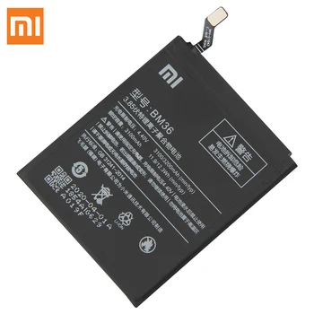 Xiao Mi Originalią Bateriją BM36 Už Xiaomi Mi 5S MI5S Autentišku Telefono Baterija, 3200mAh