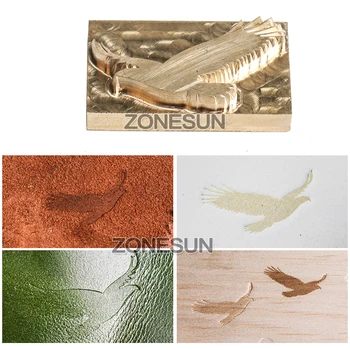 ZONESUN žalvario, odos antspaudų Logotipą, Drožyba Įrankiai Įspaudas Antspaudas Karšto Tiekėjo Asmeninį Pelėsių Šildymas medienos užsakymą geležinis štampas