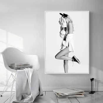 Šiuolaikinės Mados Kaws Seksualus Modelis Mergaitė Drobės Spaudiniai Dekoratyvinis Sienos Menas Nuotraukų, Plakatų Spausdinimas, Miegamojo Namų Dekoro