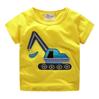 Šokinėja Kūdikių Berniukų Tees & Top 2019 M. Europos ir Amerikos stiliaus vaikų drabužių mados animacinių filmų trumparankoviai vaikas berniukas T-shirts