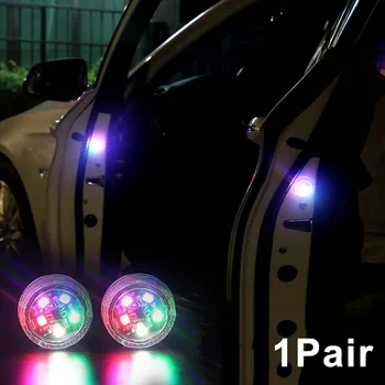 1 Pora 5 LED Belaidžio Automobilio Duris Atvėrė Įspėjimo Flash Light Anti-collid Universalus NJ88