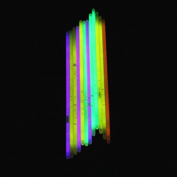 100 Vnt Spalva Šalis, Fluorescencinė Šviesa Stick Apyrankės Karoliai Neon Vestuves LED Šalies Mažų Žaislų, Didmeninė Skatinimo Renginys