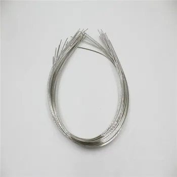 100vnt 1.2 mm, metalo lankelis Dėvėti Karoliukai Plaukų Juosta Hairwear Bazės Nustatymo Jokių Dantys 