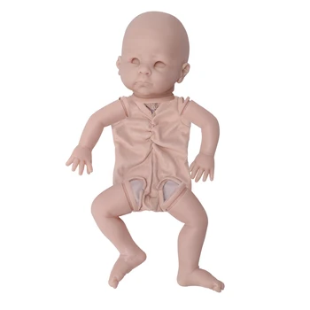 18Inches Reborn Baby Doll Dalys Tikroviška Naujagimiui Vinilo Unpainted Nebaigtų Lėlės Rinkinys 46CM 