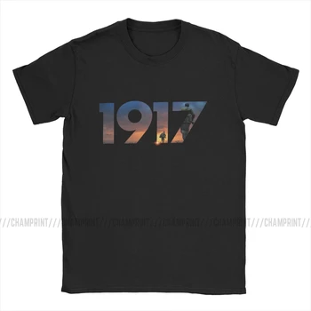 1917 Filmas pirmojo pasaulinio karo Karo Filmas, T Marškinėliai Vyrams Grynos Medvilnės Kūrybos T-Shirt O Kaklo Tees trumpomis Rankovėmis Viršūnės Vasarą