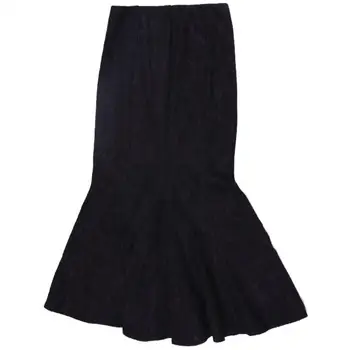 2020 m. rudens žiemos aukšto juosmens nėrinių undinė sijonas moterims paketo hip ilgio trimitas sijonas office lady