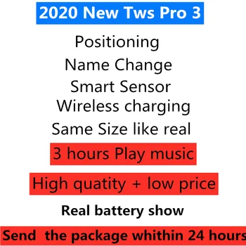2020 Naujas TWS Pro 3 Belaidžio 