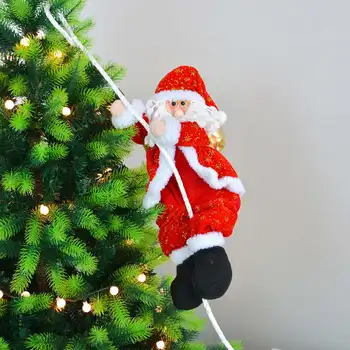 22-66cm Kalėdų Dekoro Santa Claus Laipiojimo Lyno Kalėdų Medžio Patalpų Lauko Sienos, Lango Kabo Kalėdų Ornamentu Dekoras
