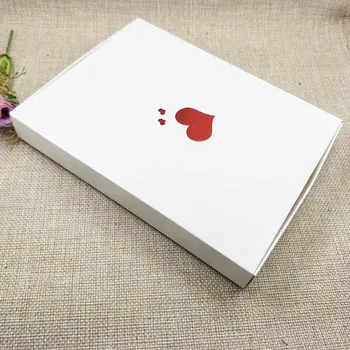 24pcs naujas stilius Laimingas Mather Dieną LAUKE Raudonos Širdies Didesnis Pratęsimo Vestuvių Naudai Lauke Balta Rožė Dizainas, kartoninės Dėžės 20x15x2.5cm