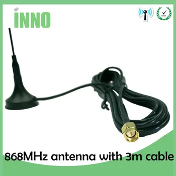 2vnt/daug 868Mhz 915MHz, 900 ir 1800 Mhz Gsm Antena 5dbi 3G Sma Male Su 300cm Kabelis RG174 Gyvis Antena
